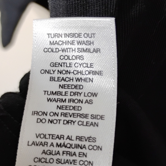 Chico’s Zenergy Erica Top L Black Sparkle 3/4 Sleeve Modal NEW - Picture 9 of 10